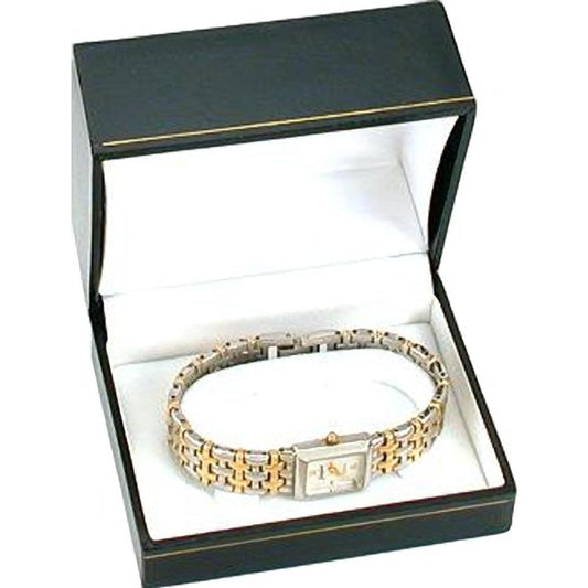 Bangle Watch Box Black Faux Leather 3 3/4" (Only 1 Box)