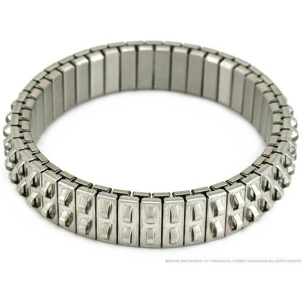 Dangle Charm Bracelet Stretch Jewelry Surgical Steel