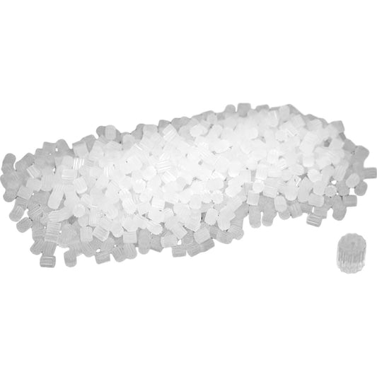 Earring Backs Medium 3mm Safety for Fish Hook Translucent Stoppers Protectors (Qty=100)