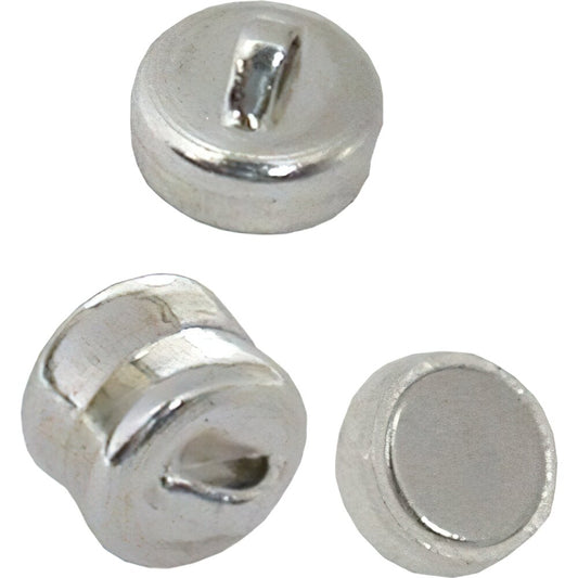 2 Magnetic Jewelry Clasps Silver Plated Beading Parts