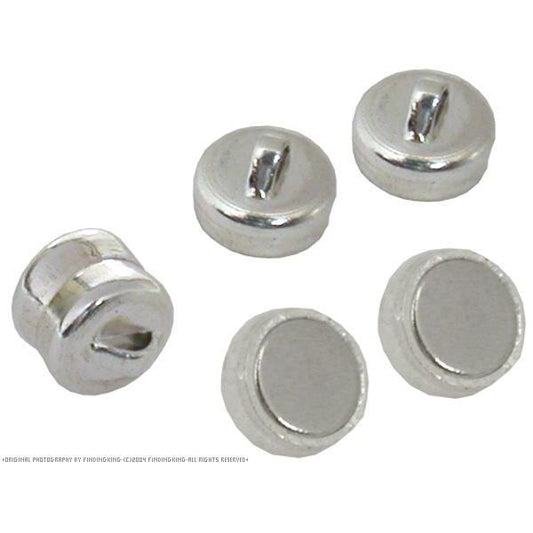 3 Magnetic Jewelry Clasps Silver Plated Beading Parts