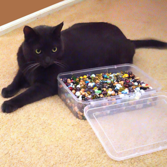 Mr. Kitty's Big Bead Bonanza - Beads Mix - 1/2 Pound