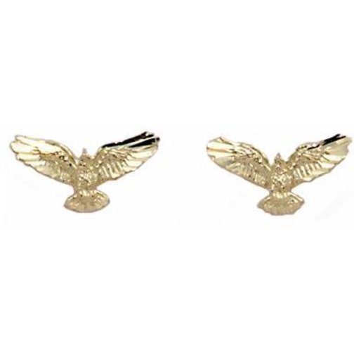 Eagle Earrings 14k Gold 8mm