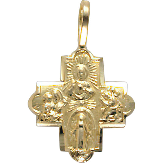 Last Rites Charm 14k Gold 18mm