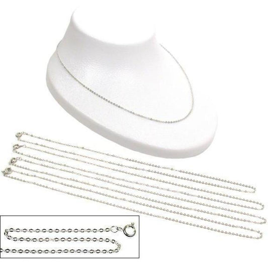 Cable Chains Gold Plated 18" 5Pcs