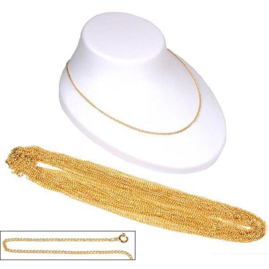 Link Chains Gold Plated 18" 20Pcs