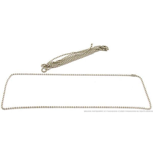 Bead Chains Nickel Plated 30" 3Pcs