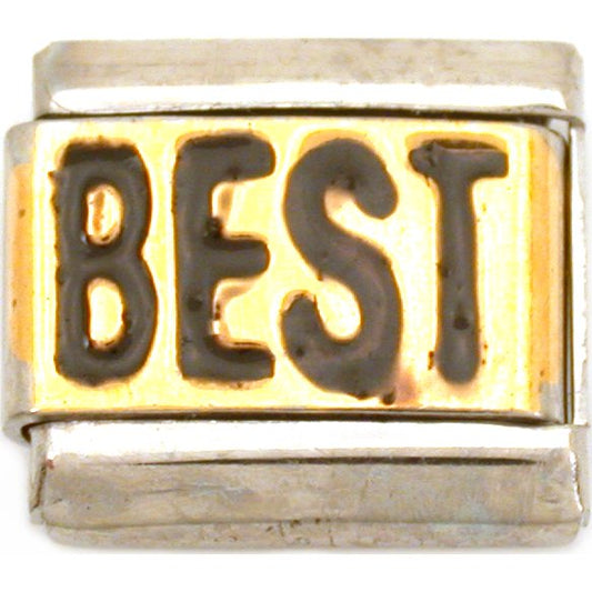 Best Italian Charm Gold Plated Bracelet Jewelry 9mm