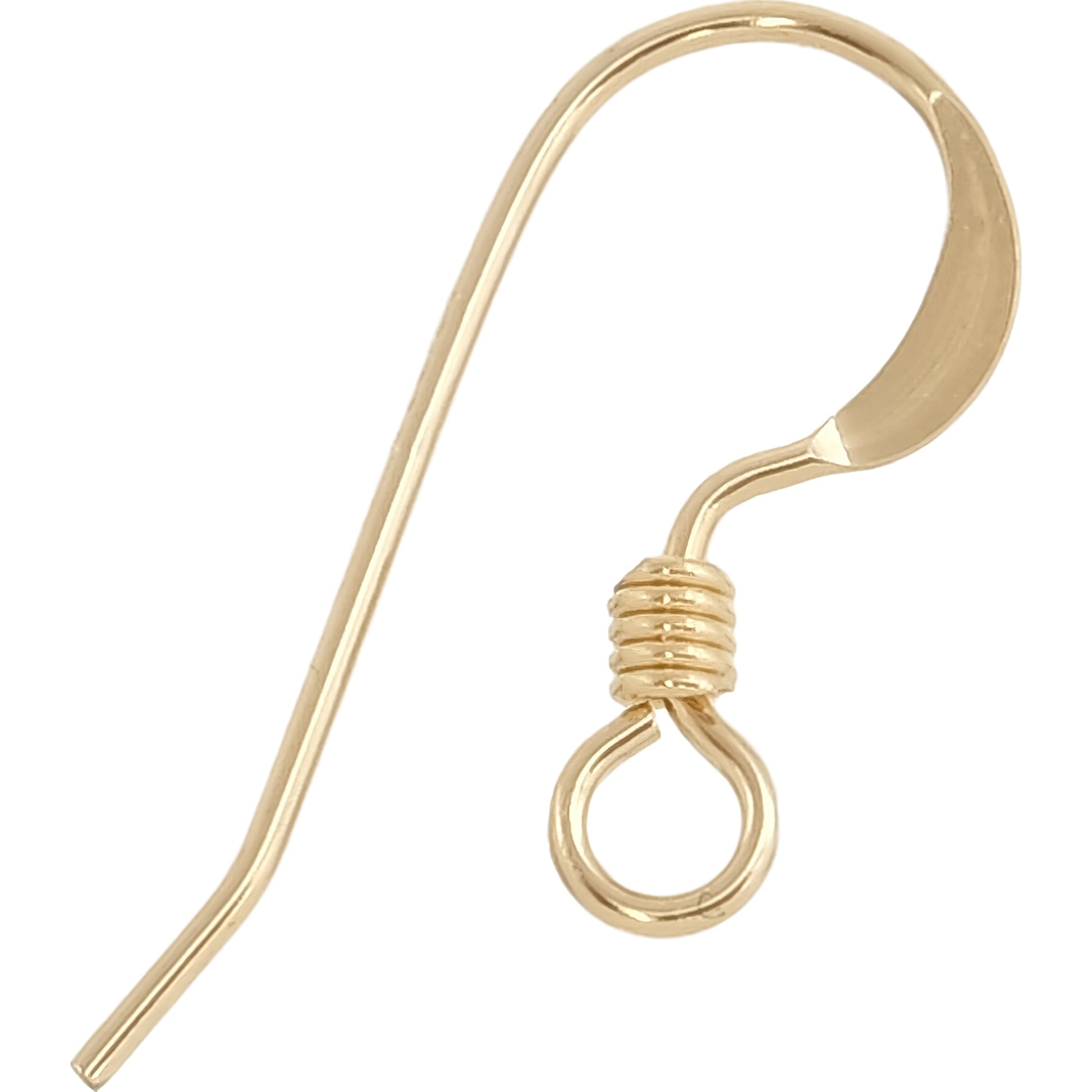 14K Gold Filled French Wire Earring Hooks (10), Adult Unisex, Grey Type