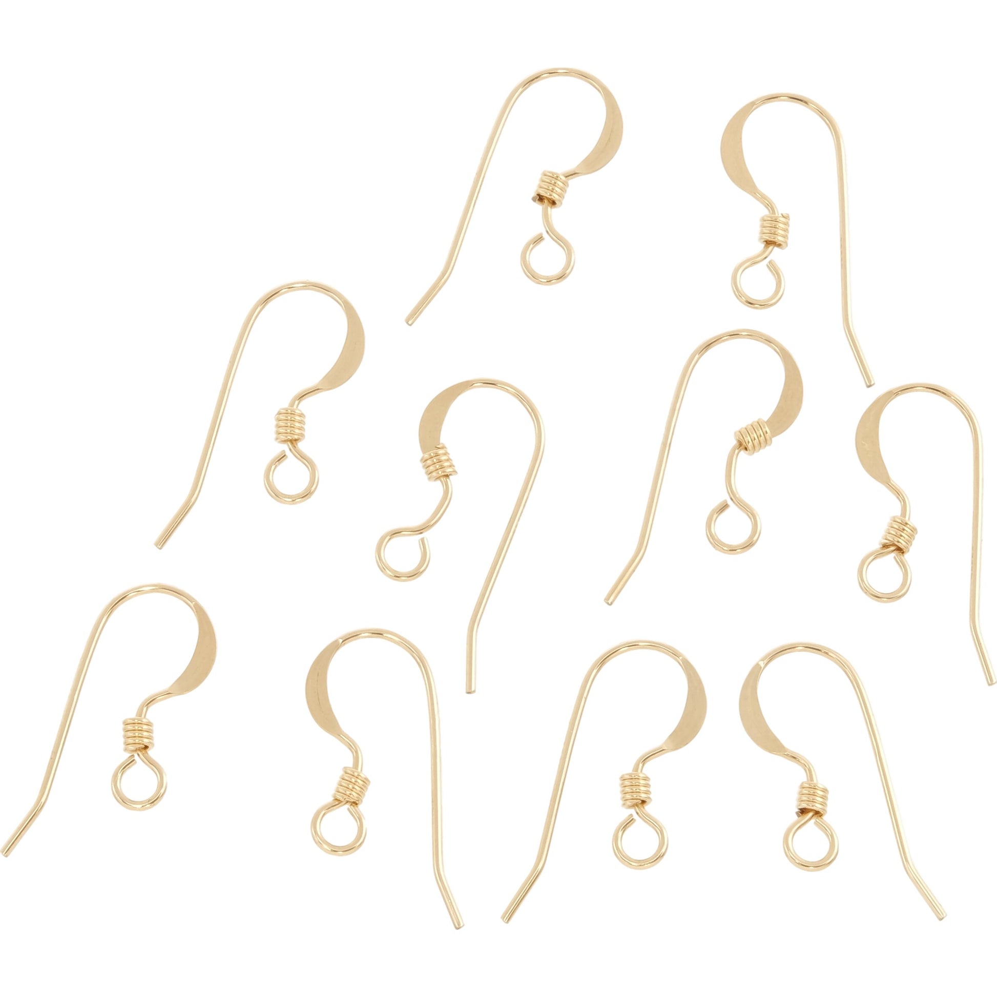 Shepherd Hooks 14k Gold 21 Gauge Pairs – FindingKing