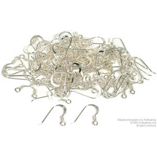 100 Fishhook Earring Wire Wrap Sterling Parts
