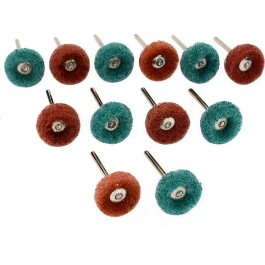 Satin Finish Buffs 1" 12Pcs