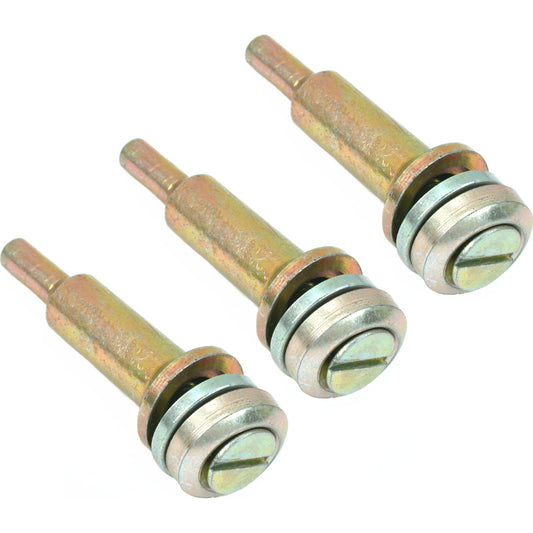 Screw Mandrels 1/4" Shank Polishing Sanding Grinding Machine 3/8" 3Pcs