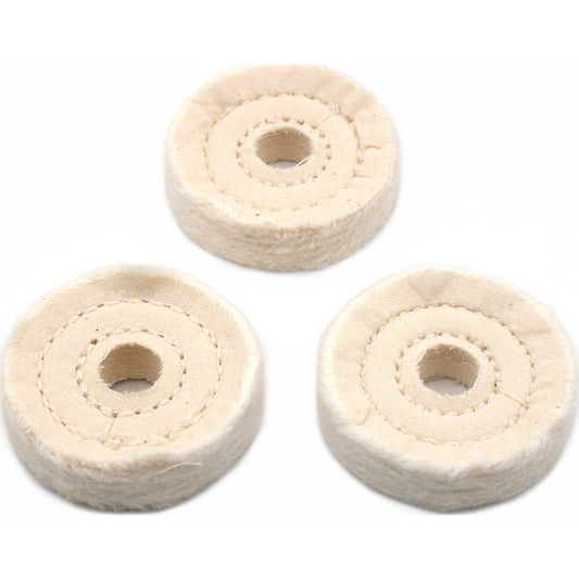 Cotton Buffing Wheel 2" Jewelers Polishing Rotary jewelry Repair Tools 3Pcs
