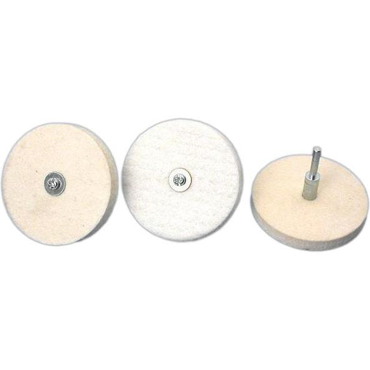 Felt Buffing Wheels 2" Jewelers Metal Polishing Rotary Tools  3Pcs