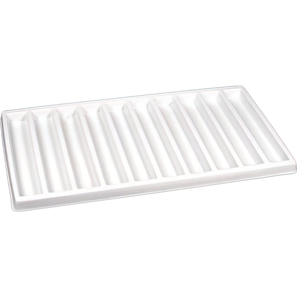 10 Slot Bracelet & Watch Display Tray Inserts Plastic 14 1/8" 5Pcs