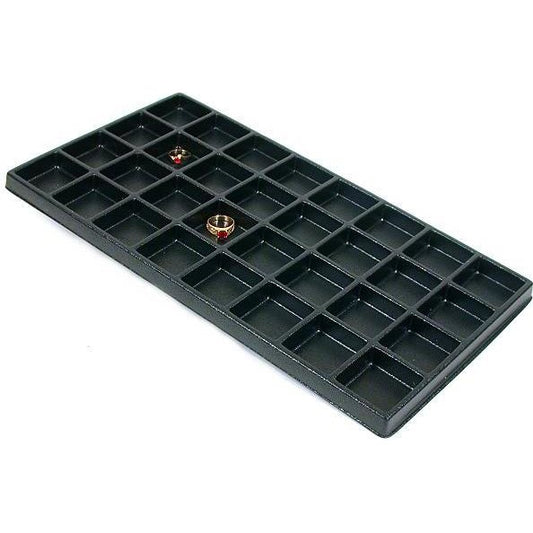 32 Compartment Display Tray Insert Plastic 14 1/8"