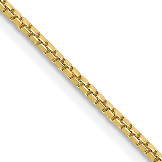 10K Gold 1.3mm Box Chain
