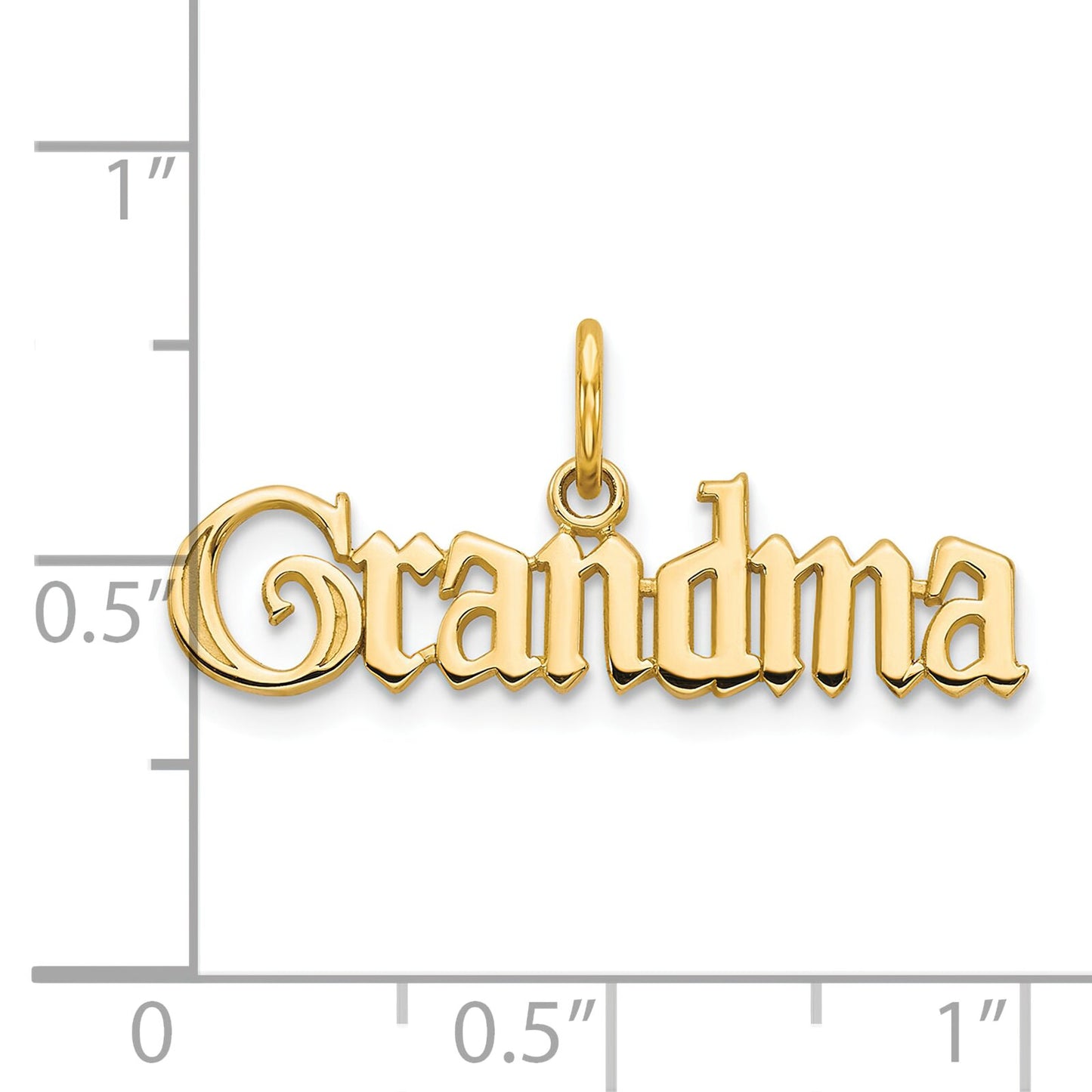 10K Gold Grandma Charm