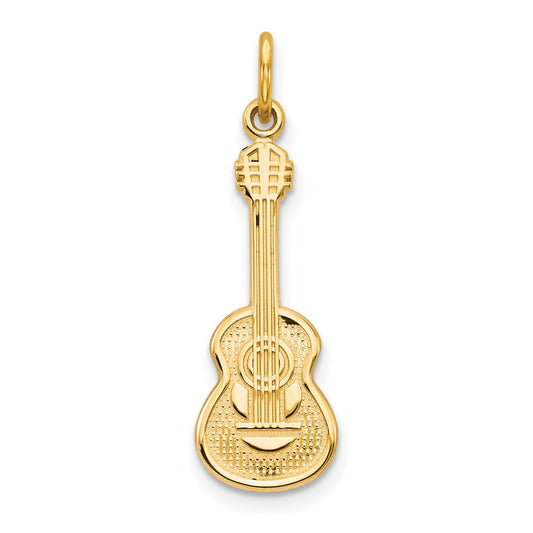 10K Gold Acoustic Guitar Charm