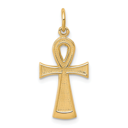 10K Gold Ankh Pendant