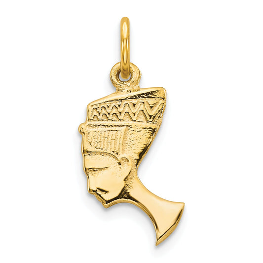 10K Yellow Gold Queen Nefertiti Charm