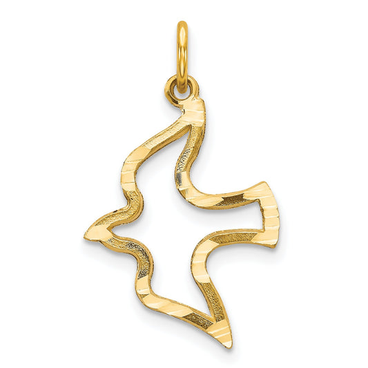 10K Gold Holy Spirit Dove Charm