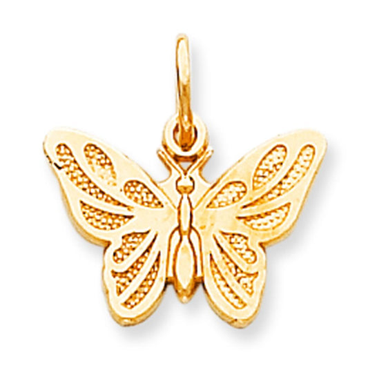 10K Yellow Gold Butterfly Charm