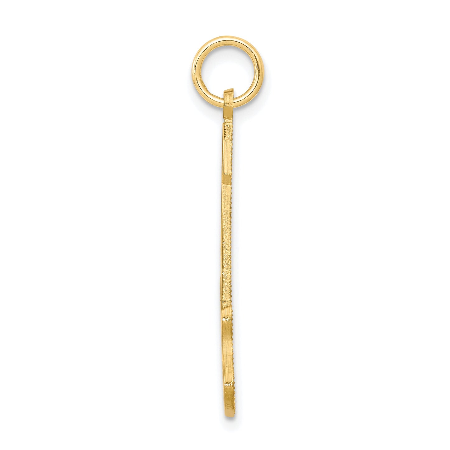 10K Yellow Gold Guitar Charm