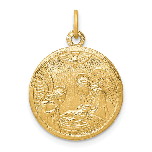10K Gold Baptism Charm