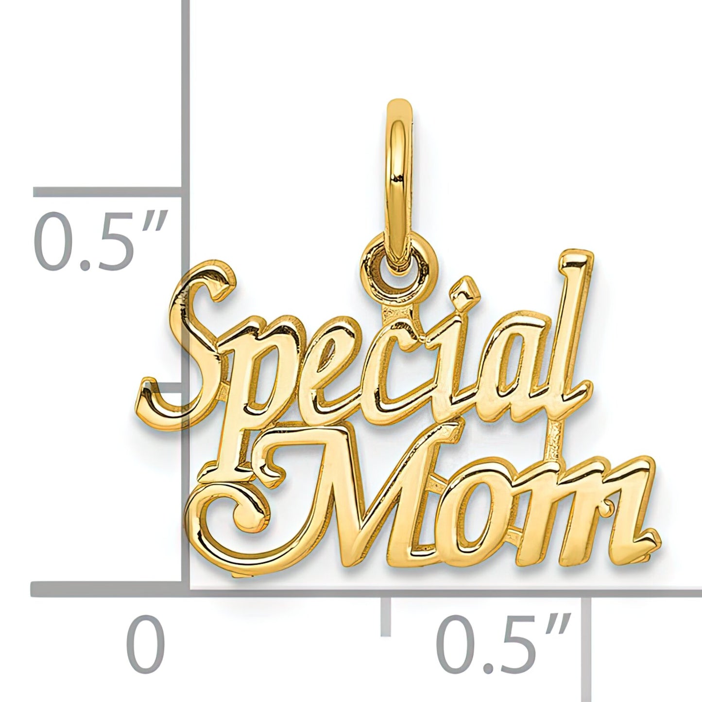 10K Yellow Gold Special Mom Charm