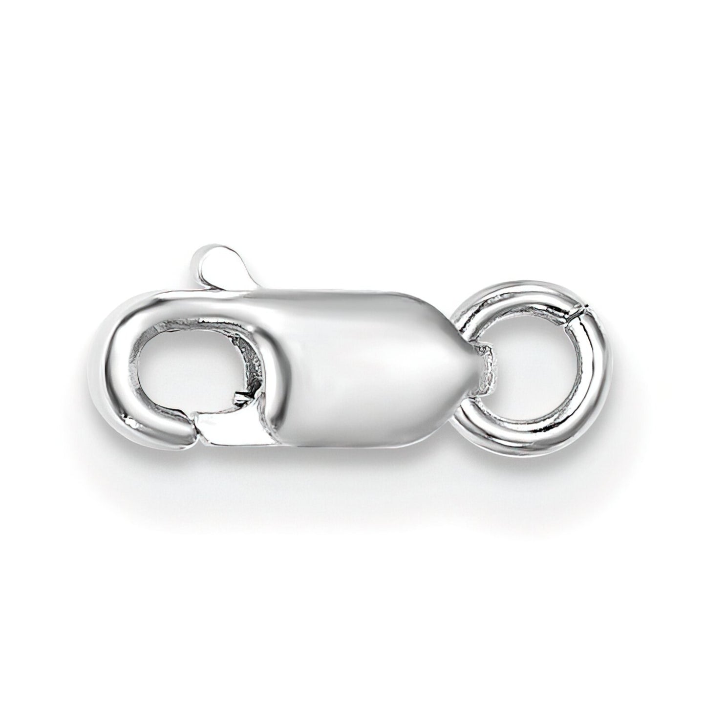 10K White Gold Lobster Clasp w/Jump Ring (7.90mm to 10.70mm)