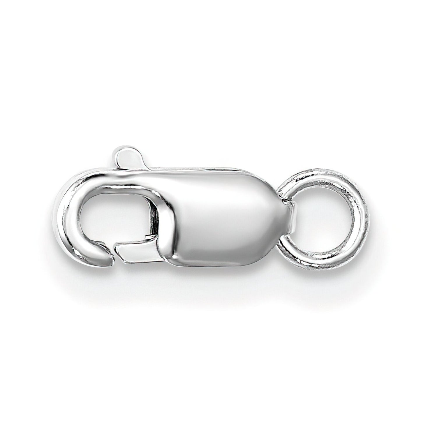 10K White Gold Lobster Clasp w/Jump Ring (9.90mm to 11.70mm)