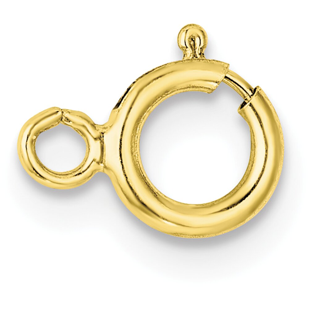 10K Gold Spring Ring Clasp (5.50mm to 6.00mm)