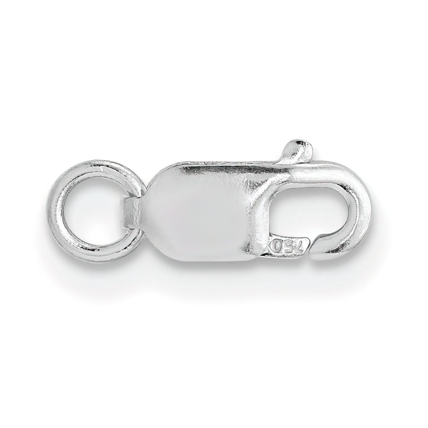 18K White Gold Lobster Clasp w/Jump Ring (9.40mm to 15.60mm)