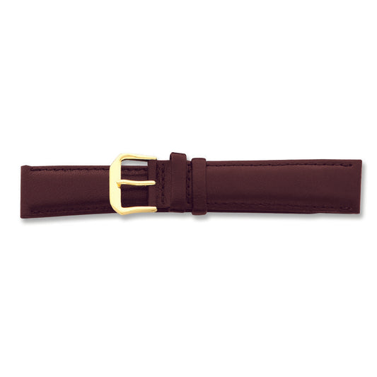 de Beer Brown Leather Watch Band (6 to 20mm)