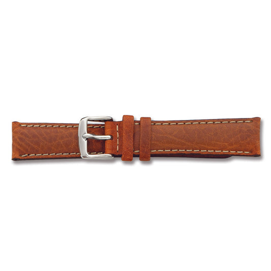 de Beer Brown Sport Leather Watch Band (12 to 24mm)