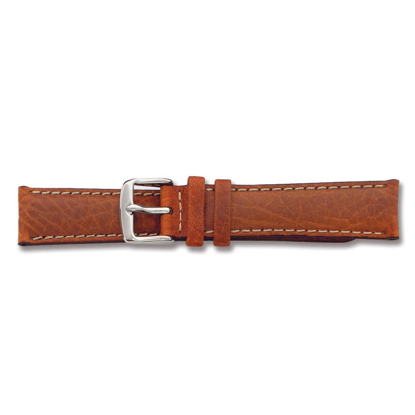 de Beer Brown Sport Leather Watch Band (16 to 24mm)
