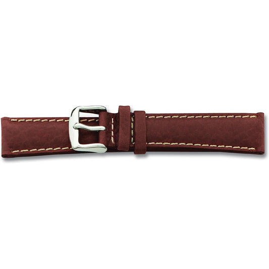 de Beer Brown Sport Leather Watch Band (12 to 24mm)