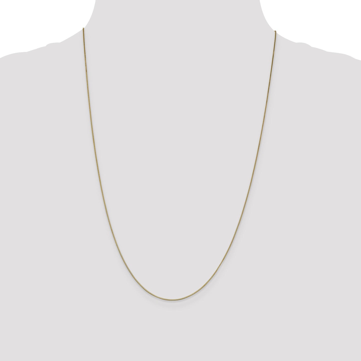 14K Gold .7mm Box Chain