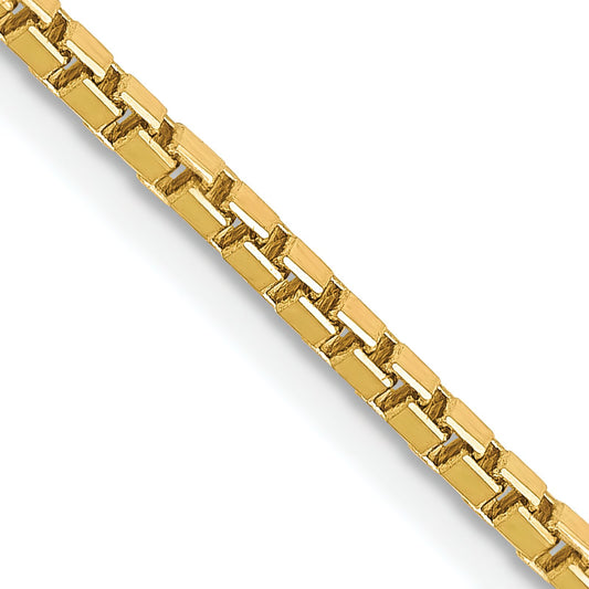 14K Gold 2mm Box Chain