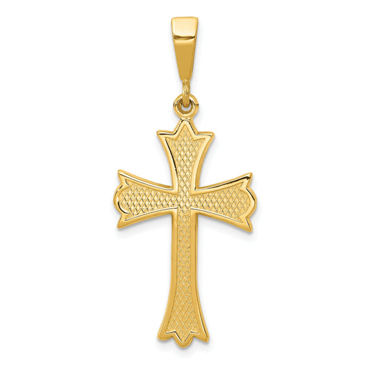 14K Gold Cross Pendant