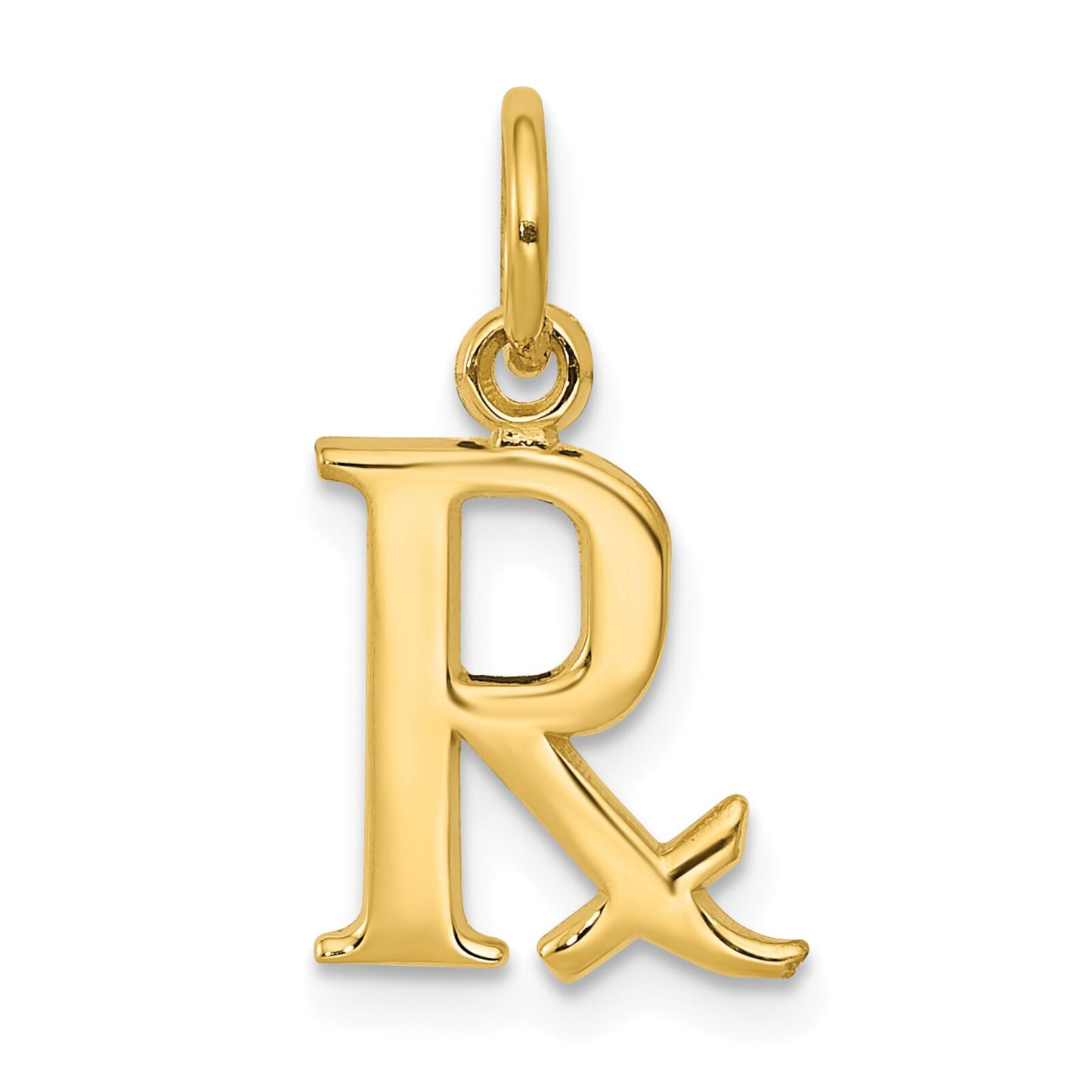 14K Gold Rx Charm