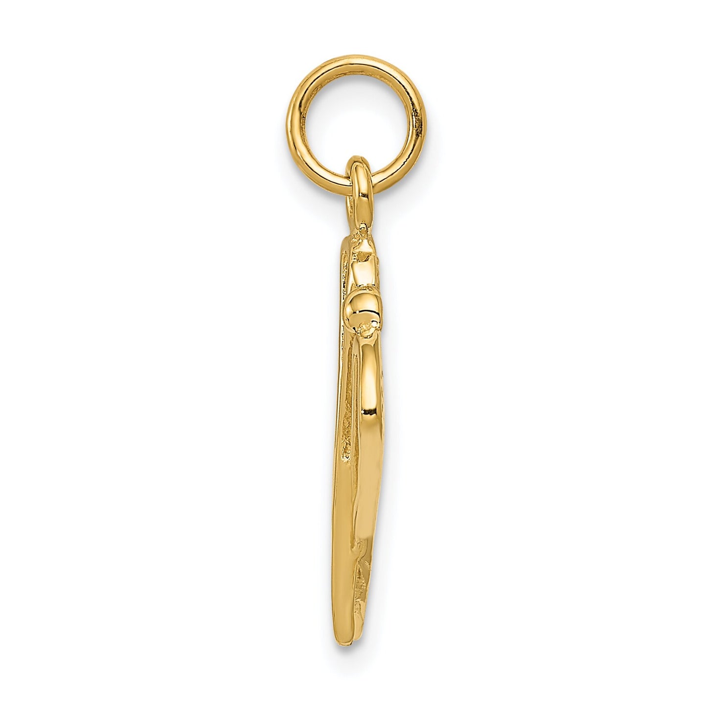 14K Gold Lacrosse Sticks & Ball Charm