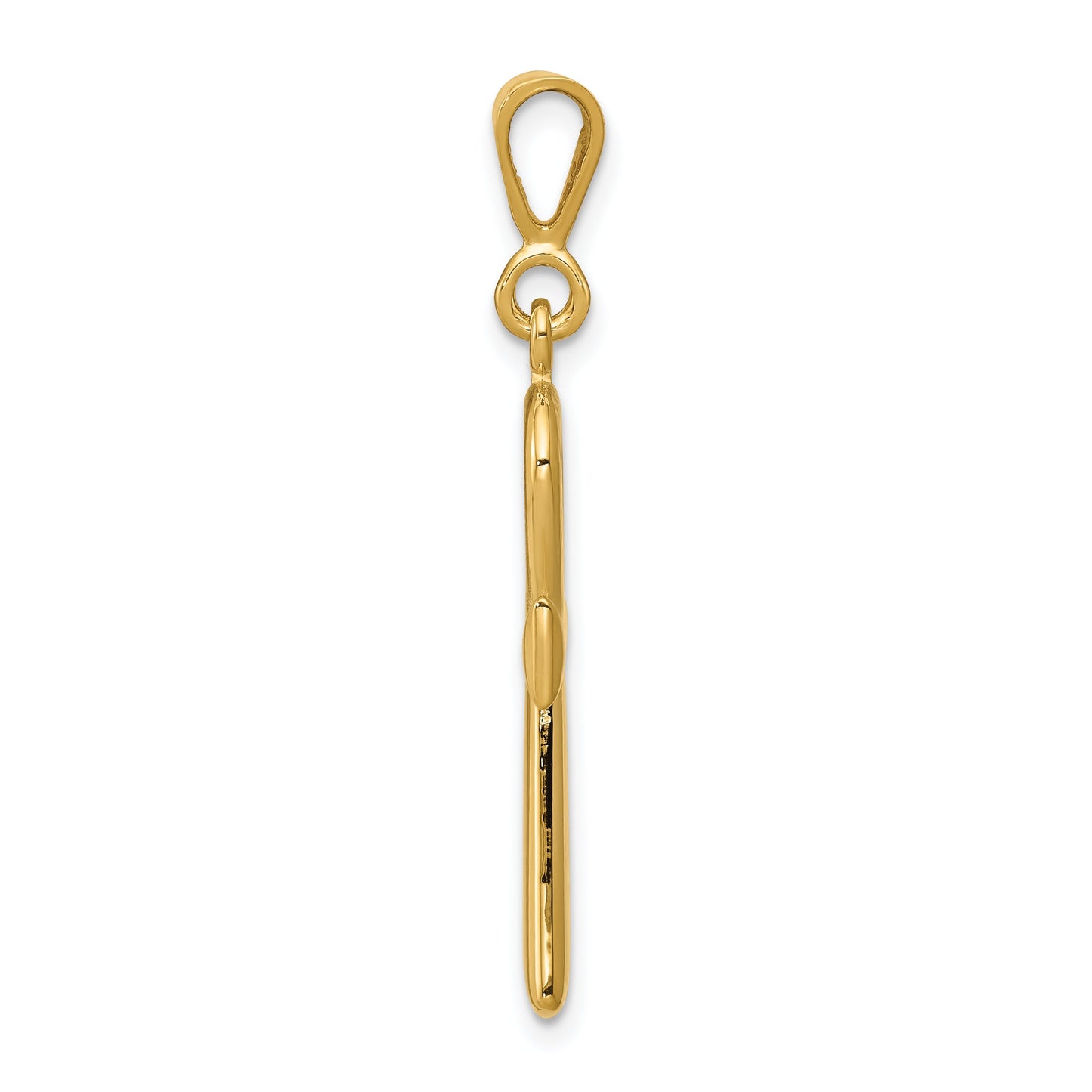 14K Gold Egyptian Ankh Pendant