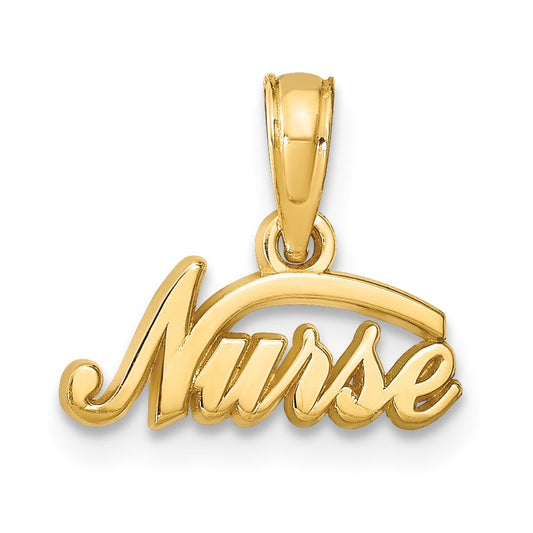 14K Gold Nurse Charm