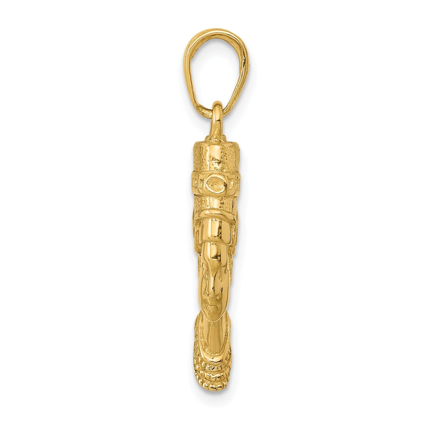 14K Gold 3D Queen Nefertiti Charm