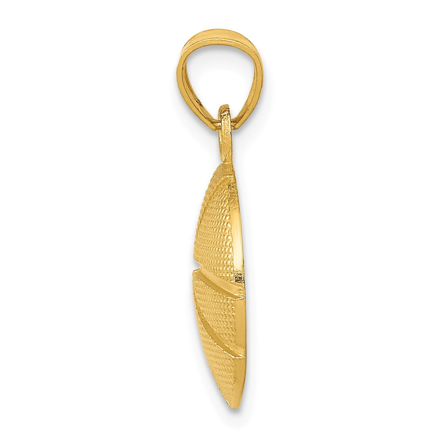 14K Gold Basketball Charm Sports Jewelry Pendant