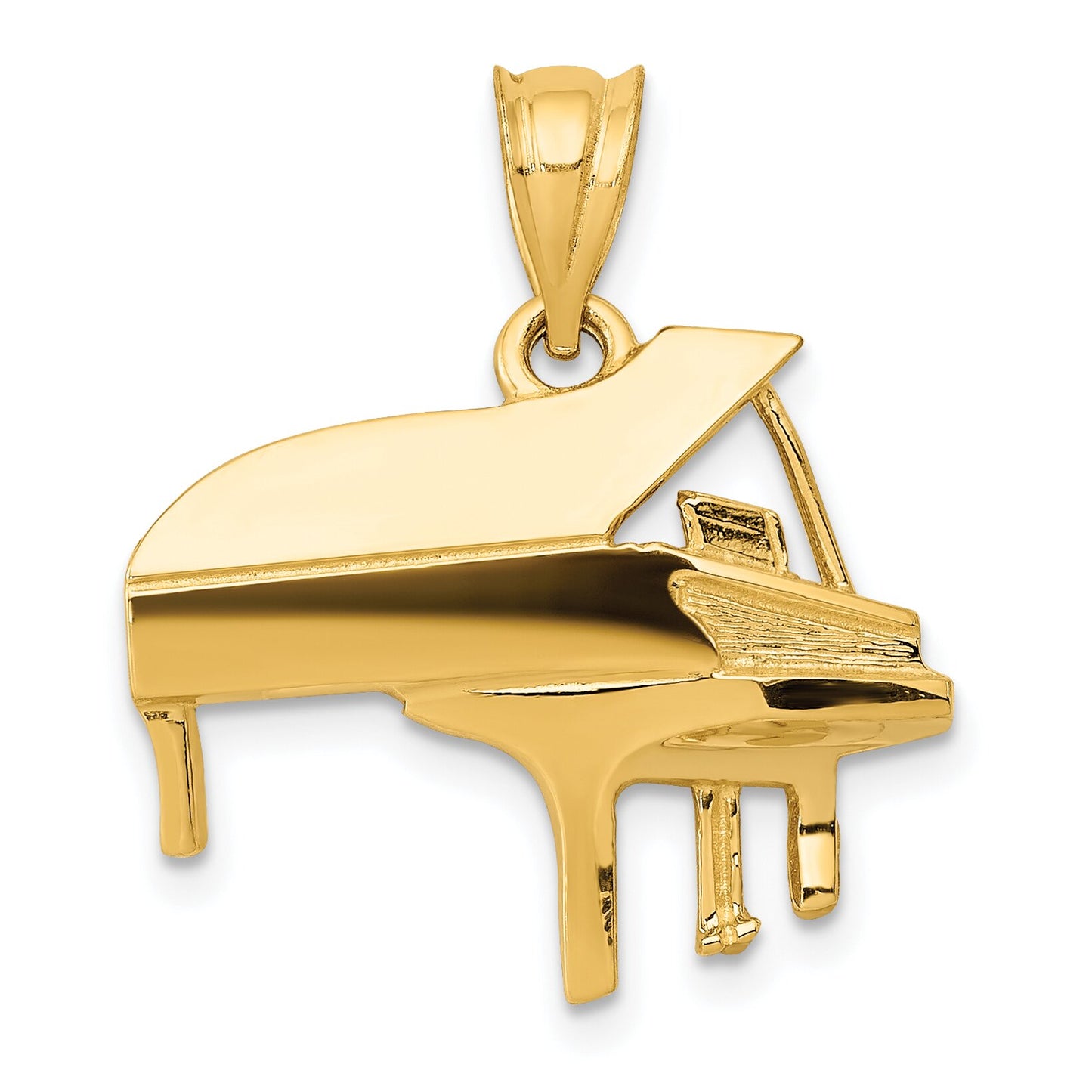14K Gold Piano Charm