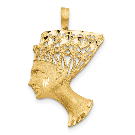 14K Gold Queen Nefertiti Charm